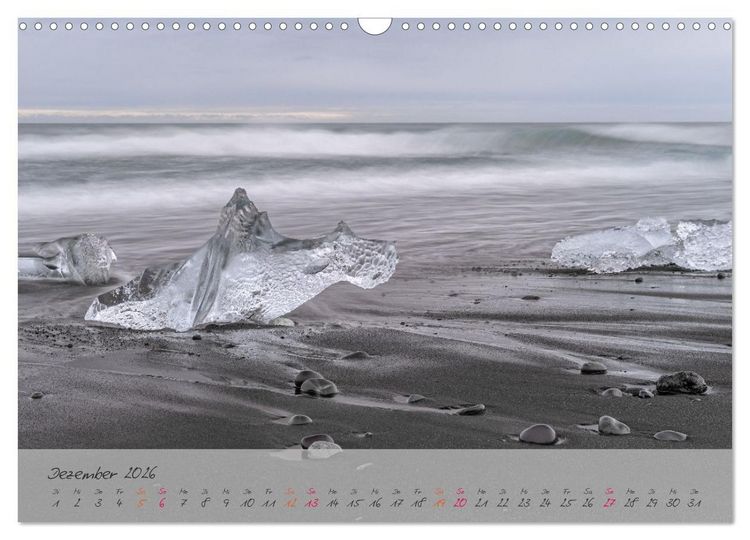 Produktbild: Naturwunder in Island (Wandkalender 2026 DIN A3 quer), CALVENDO Monatskalender