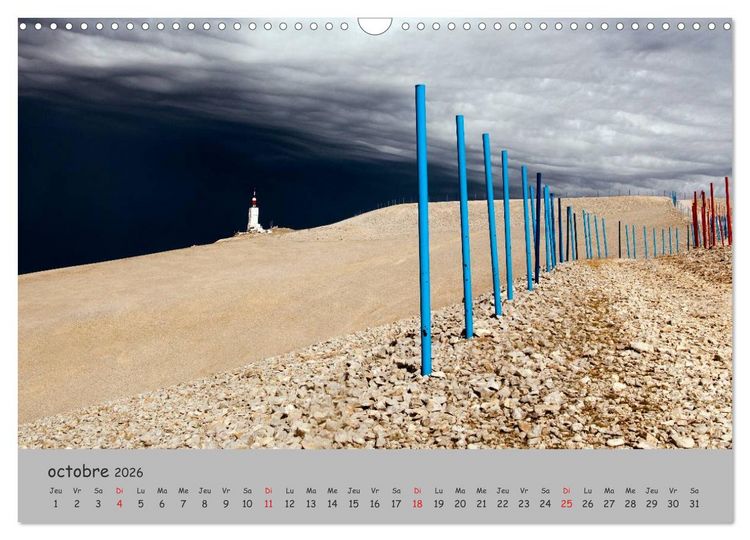 Produktbild: Le Mont Ventoux Le g&eacute;ant de Provence (Calendrier mural 2026 DIN A3 vertical), CALVENDO calendrier mensuel