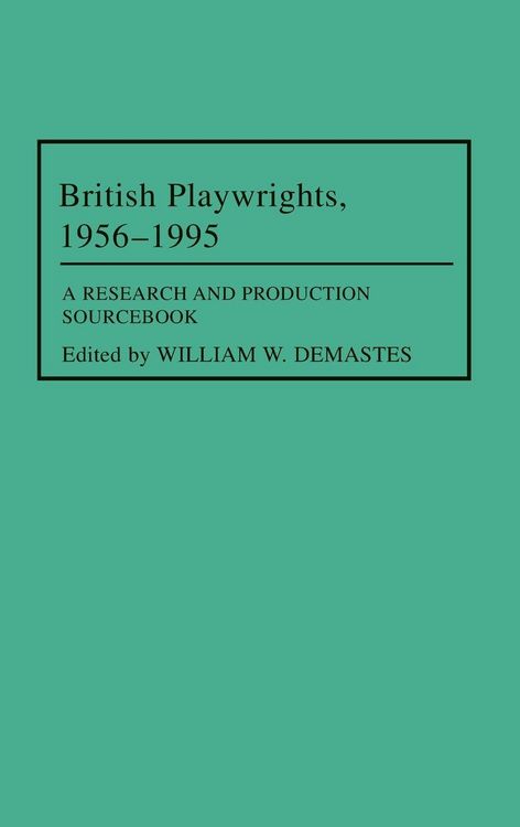 Produktbild: British Playwrights, 1956-1995