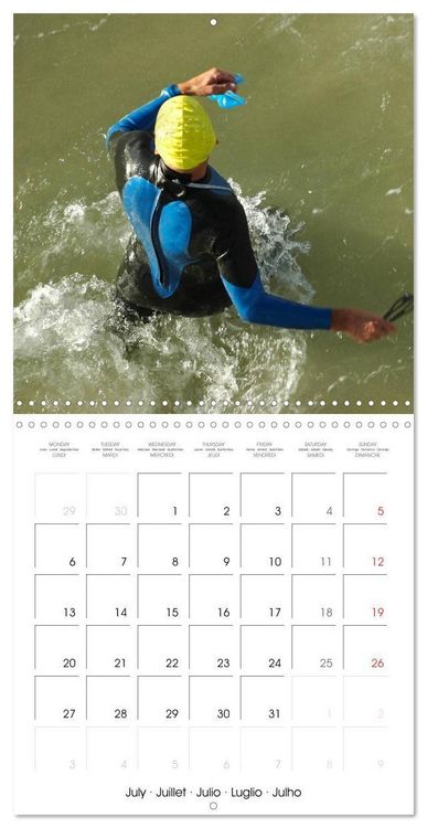 Produktbild: Triathlon Fairly Close (Wall Calendar 2026 12 &times; 12 Inch) CALVENDO 12 Month Wall Calendar