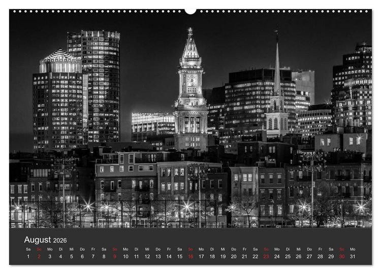 Produktbild: URBANE FOTOGRAFIE Zw&ouml;lf klassische Impressionen (hochwertiger Premium Wandkalender 2026 DIN A2 quer), Kunstdruck in Hochglanz