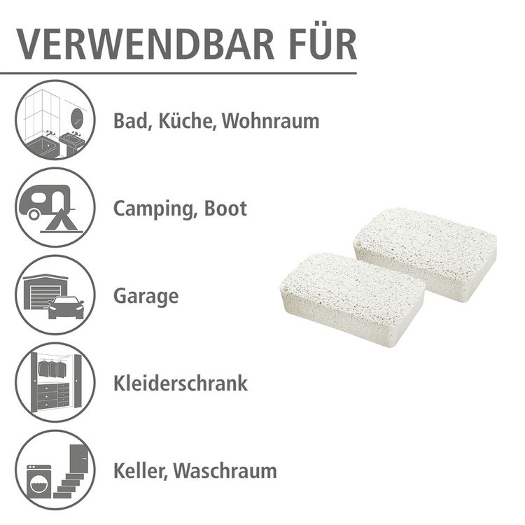 Produktbild: Feuchtigkeitskiller 2 x 2 kg Nachf&uuml;llpack, Raumentfeuchter