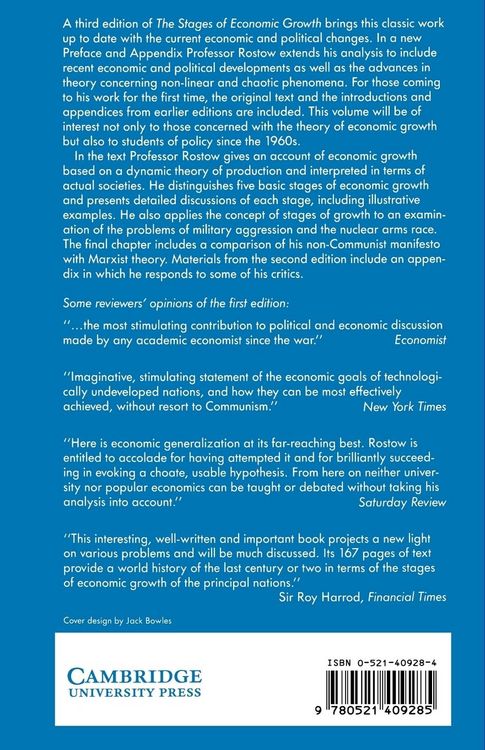 Produktbild: The Stages of Economic Growth