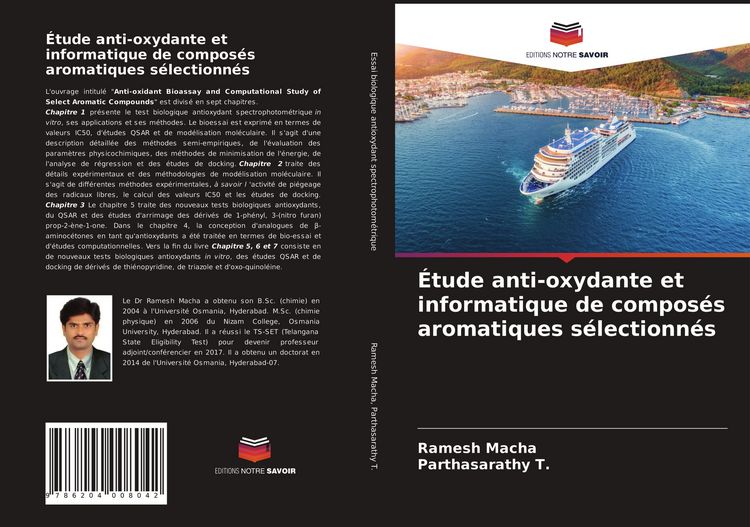Produktbild: &Eacute;tude anti-oxydante et informatique de compos&eacute;s aromatiques s&eacute;lectionn&eacute;s