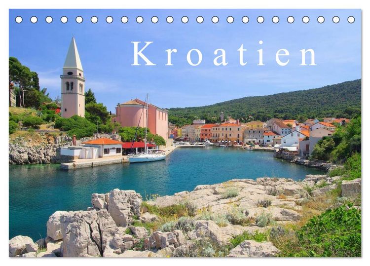 Produktbild: Kroatien (Tischkalender 2026 DIN A5 quer), CALVENDO Monatskalender