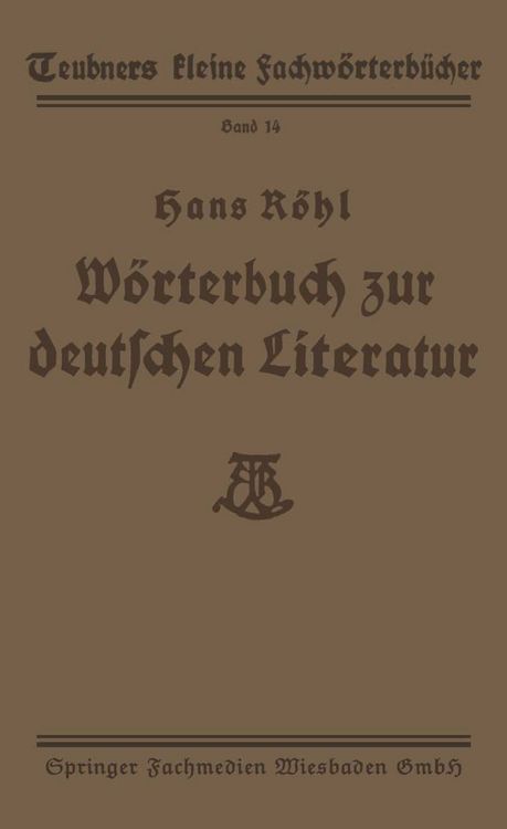 Produktbild: W&ouml;rterbuch zur deutschen Literatur