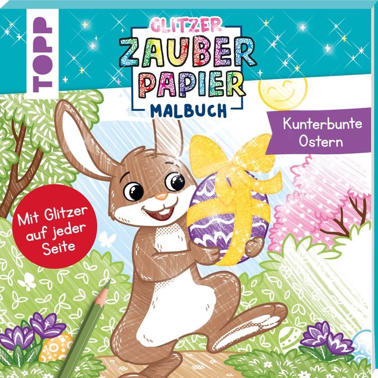 Bild vom Artikel Glitzer Zauberpapier Malbuch Kunterbunte Ostern vom Autor Natascha Pitz