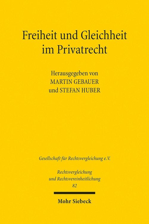 Produktbild: Freiheit und Gleichheit im Privatrecht