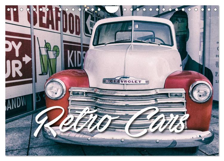 Produktbild: Retro Cars (Wandkalender 2026 DIN A4 quer), CALVENDO Monatskalender