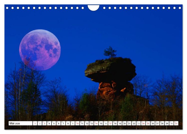 Produktbild: Tr&auml;ume im Mondlicht (Wandkalender 2026 DIN A4 quer), CALVENDO Monatskalender
