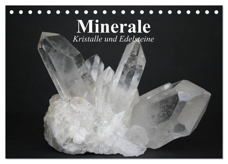 Produktbild: Minerale. Kristalle und Edelsteine (Tischkalender 2026 DIN A5 quer), CALVENDO Monatskalender