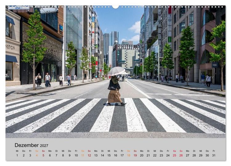 Produktbild: Tokio. Die faszinierende Metropole Japans (Wandkalender 2027 DIN A2 quer), CALVENDO Monatskalender