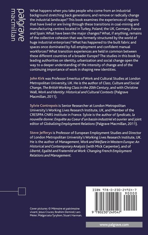 Produktbild: Changing Work and Community Identities in European Regions