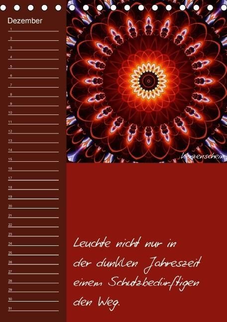 Produktbild: Mandala - Spiegel der Seele / immerw&auml;hrender Geburtstagskalender (Tischkalender immerw&auml;hrend DIN A5 hoch)