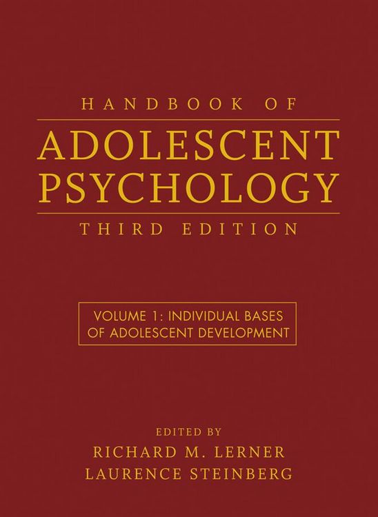 Produktbild: Handbook of Adolescent Psychology, Volume 1