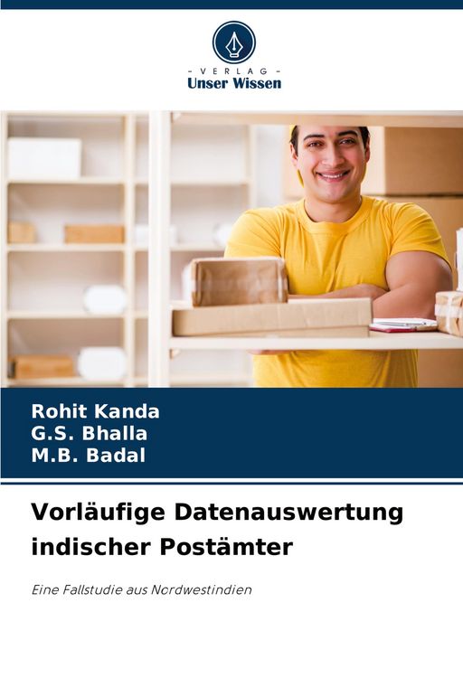 Produktbild: Vorl&auml;ufige Datenauswertung indischer Post&auml;mter