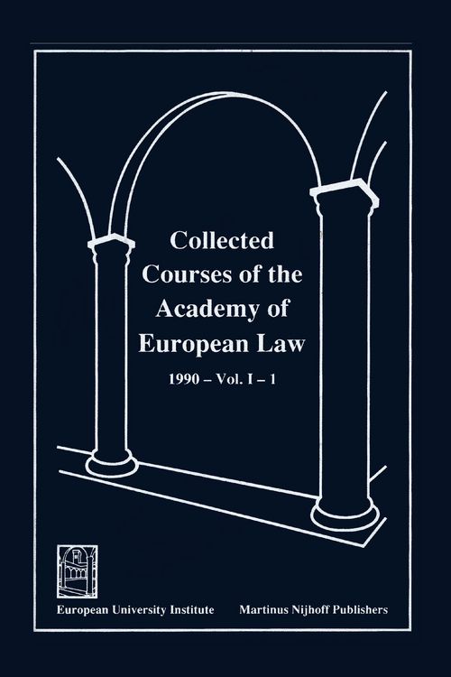 Produktbild: Collected Courses of the Academy of European Law