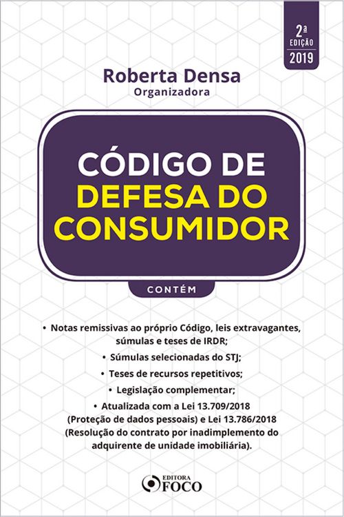 Produktbild: C&oacute;digo de defesa do consumidor - 2. ed. - 2019.