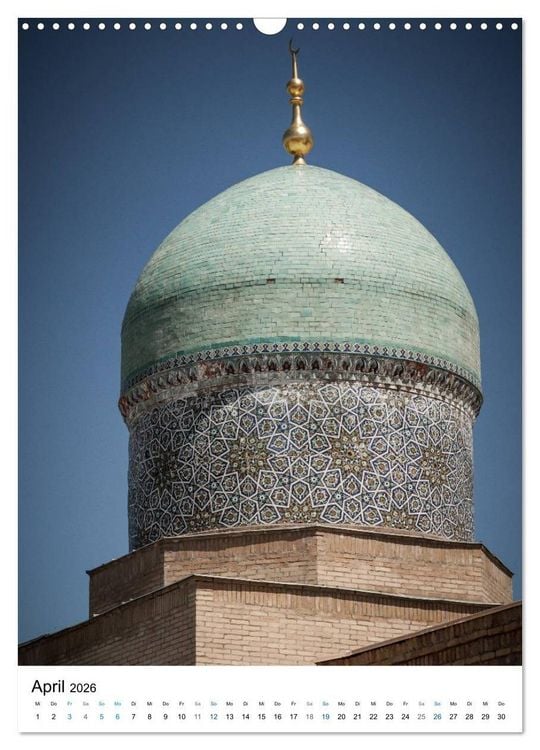 Produktbild: Usbekistan - Faszinierende Architektur entlang der Seidenstra&szlig;e (Wandkalender 2026 DIN A3 hoch), CALVENDO Monatskalender