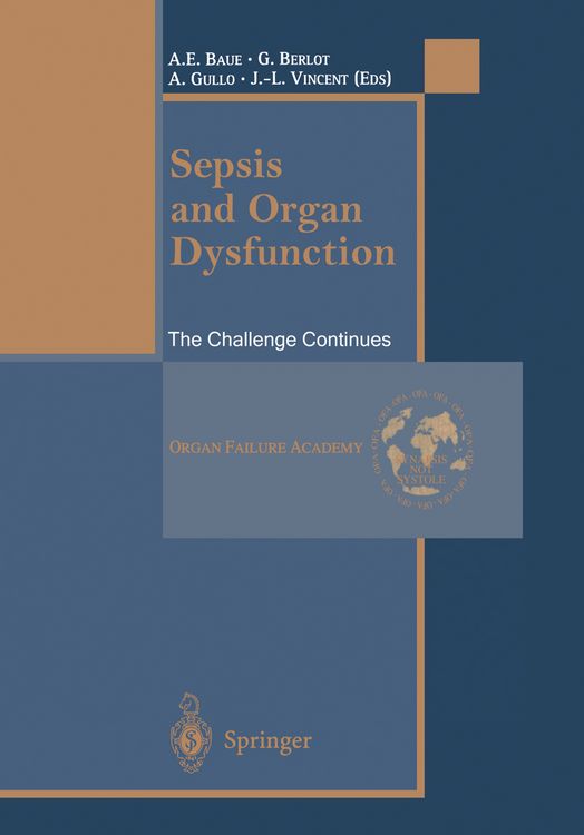Produktbild: Sepsis and Organ Dysfunction