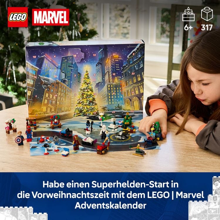 Produktbild: LEGO ǀ Marvel Adventskalender 2026 Superhelden f&uuml;r Kinder 76340