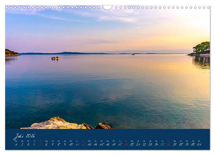 Produktbild: Kroatien Die wundersch&ouml;ne K&uuml;ste vor Zadar (Wandkalender 2026 DIN A3 quer), CALVENDO Monatskalender
