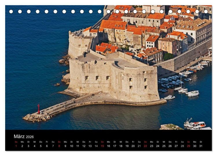 Produktbild: Gr&uuml;&szlig;e aus Kroatien (Tischkalender 2026 DIN A5 quer), CALVENDO Monatskalender