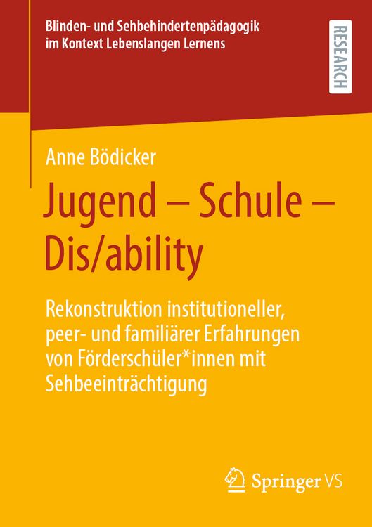 Produktbild: Jugend - Schule - Dis/ability