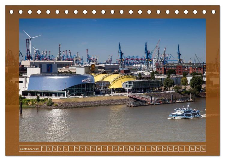 Produktbild: Hamburg, die Weltstadt im Norden von Deutschland (Tischkalender 2026 DIN A5 quer), CALVENDO Monatskalender