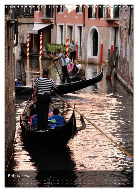 Produktbild: Fotografischer Streifzug durch Venedig (Wandkalender 2026 DIN A3 hoch), CALVENDO Monatskalender