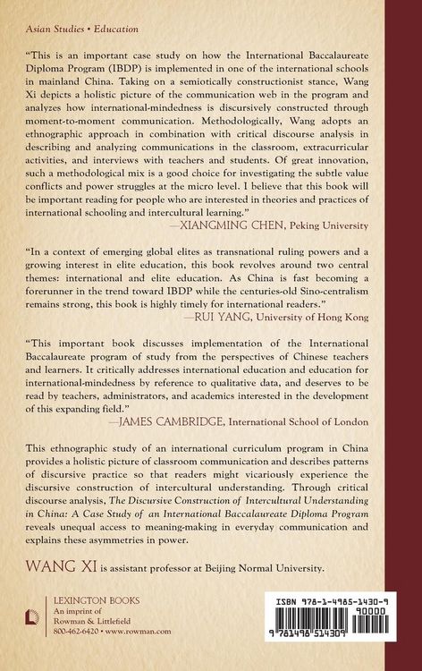 Produktbild: Discursive Construction of Intercultural Understanding in China