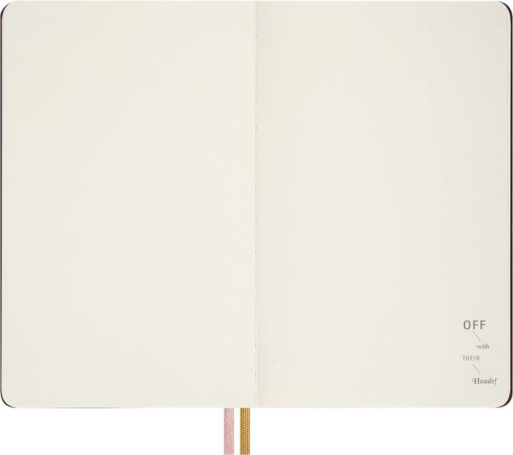 Produktbild: Moleskine Alice im Wunderland Notizbuch limitierte Ausgabe, L/A5, blanko, fester Einband