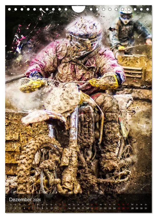 Produktbild: Motocross Seitenwagen - einfach cool (Wandkalender 2026 DIN A4 hoch), CALVENDO Monatskalender