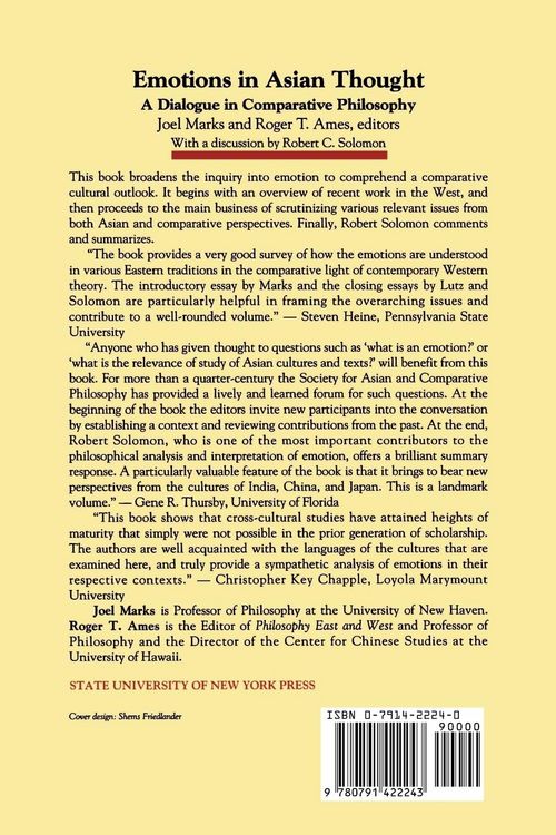 Produktbild: Emotions in Asian Thought