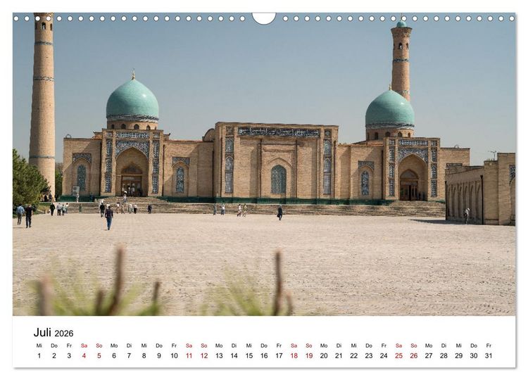 Produktbild: Usbekistan (Wandkalender 2026 DIN A3 quer), CALVENDO Monatskalender