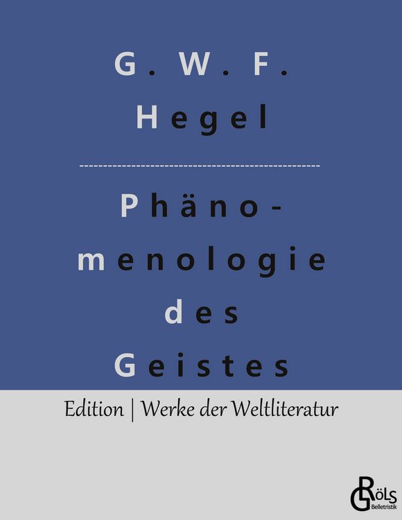 Produktbild: Ph&auml;nomenologie des Geistes