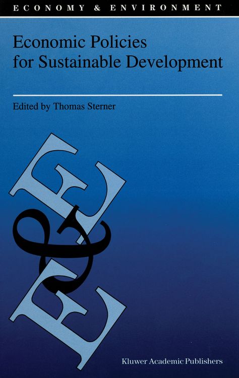 Produktbild: Economic Policies for Sustainable Development