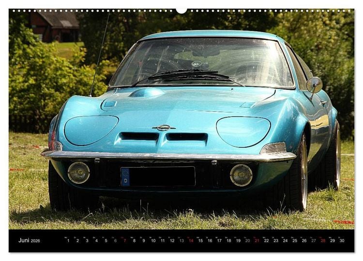 Produktbild: Opel GT Der Kalender (Wandkalender 2026 DIN A2 quer), CALVENDO Monatskalender