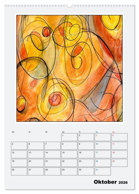 Produktbild: New Art Deco (hochwertiger Premium Wandkalender 2026 DIN A2 hoch), Kunstdruck in Hochglanz