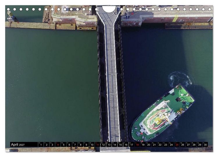 Produktbild: 100 Meter &uuml;ber Grund - Am Nord-Ostsee-Kanal (Wandkalender 2027 DIN A4 quer), CALVENDO Monatskalender