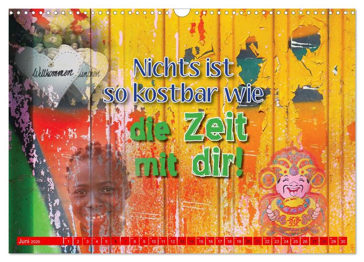 Produktbild: So sch&ouml;n, dass es dich gibt (Wandkalender 2026 DIN A3 quer), CALVENDO Monatskalender