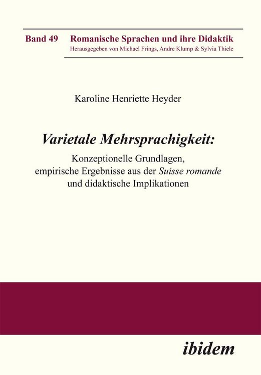 Produktbild: Varietale Mehrsprachigkeit