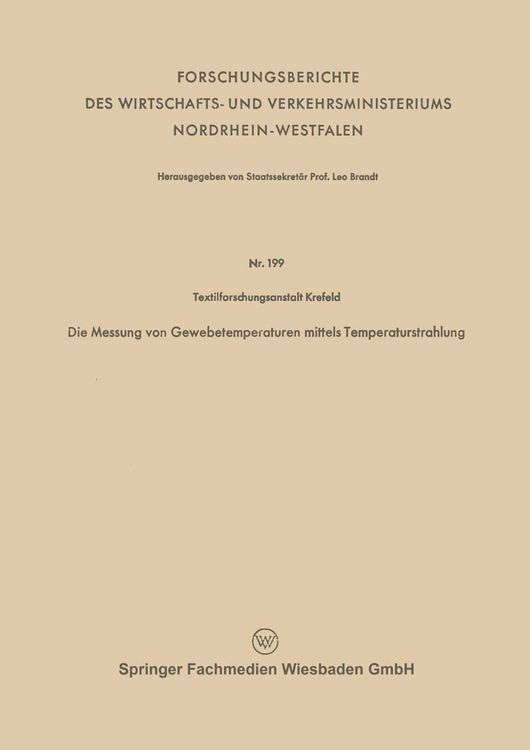 Produktbild: Die Messung von Gewebetemperaturen mittels Temperaturstrahlung