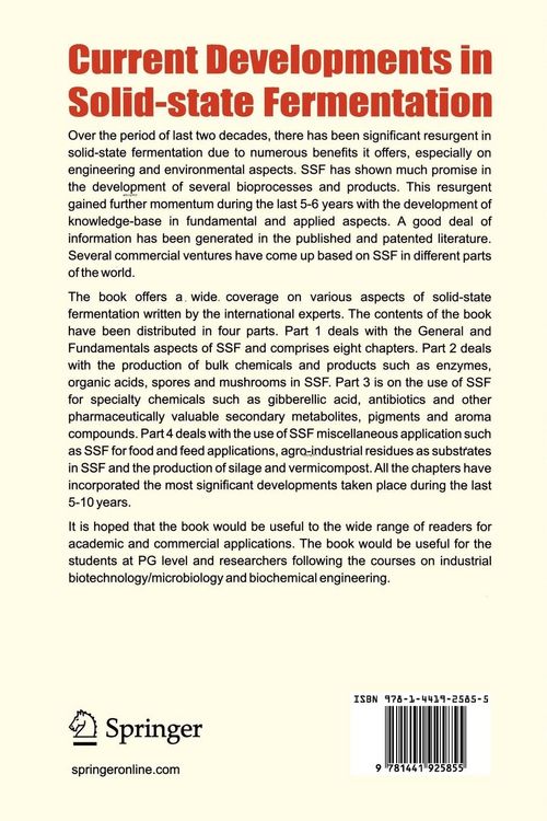 Produktbild: Current Developments in Solid-state Fermentation