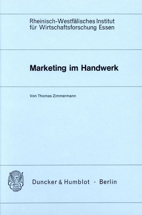 Produktbild: Marketing im Handwerk.