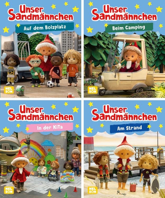 Produktbild: Nelson Mini-B&uuml;cher: 4er Unser Sandm&auml;nnchen 9-12