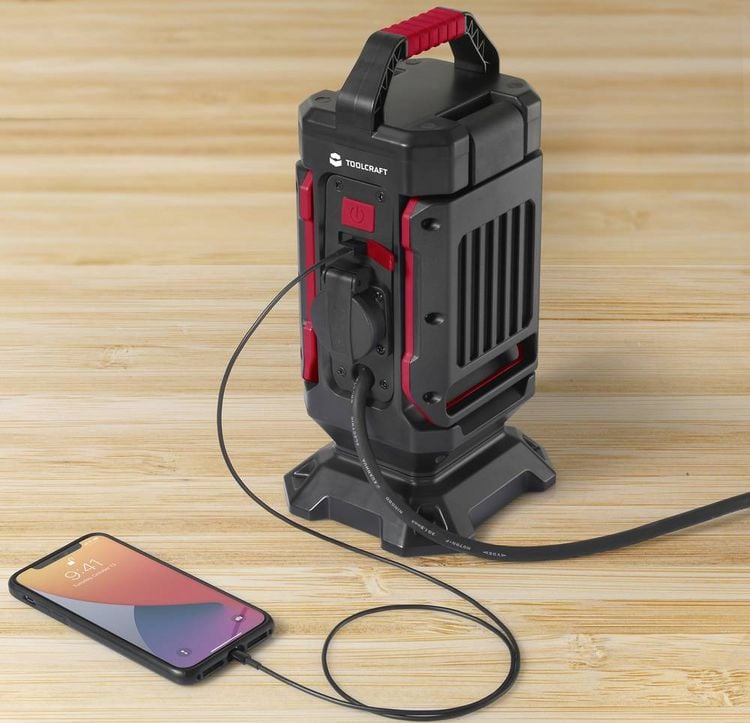 Produktbild: TOOLCRAFT LED-Baustrahler 40W Naturwei&szlig; TO-7843725