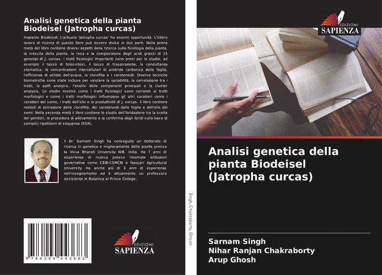 Produktbild: Analisi genetica della pianta Biodeisel (Jatropha curcas)