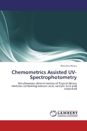 Produktbild: Kassa, M: Chemometrics Assisted UV-Spectrophotometry