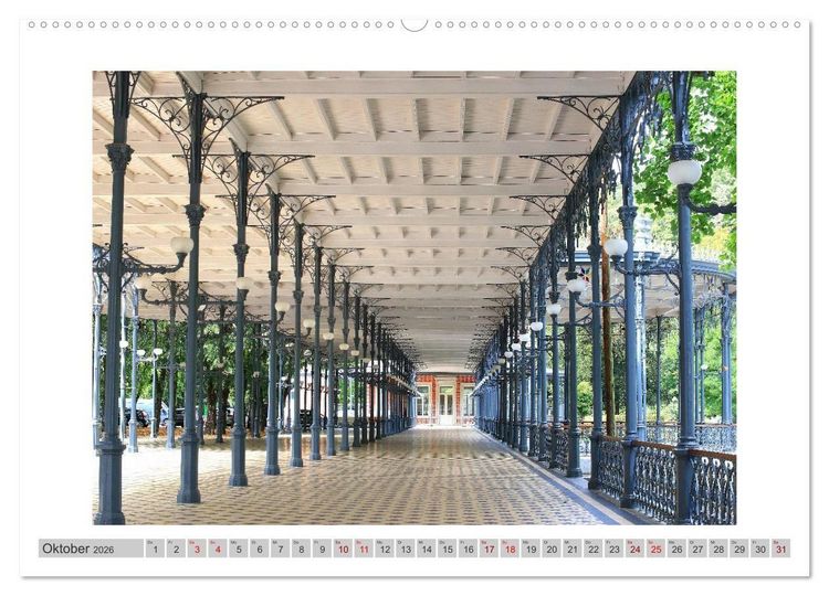 Produktbild: SPA - Die belgische Stadt des Wassers (hochwertiger Premium Wandkalender 2026 DIN A2 quer), Kunstdruck in Hochglanz